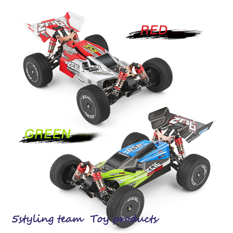 Weili 144001 1:14 Elektrická slitina pohonu na čtyři kola mimo silniční vozidlo 60km / h absorpční tlak oleje vysokorychlostní vozidlo